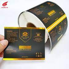 Gold/Silver Foil Label Roll